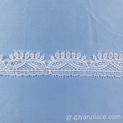 Λευκό νυφικό πάχος Lace Trim από Yard